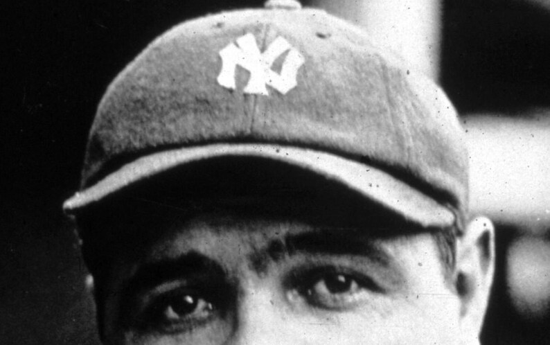 BABE RUTH Print Vintage Baseball Poster Retro Baseball - Etsy