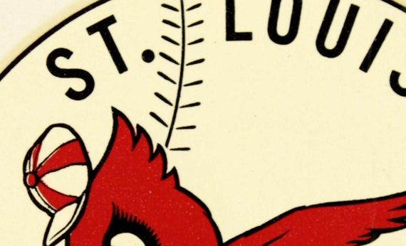 retro vintage st louis cardinals logo