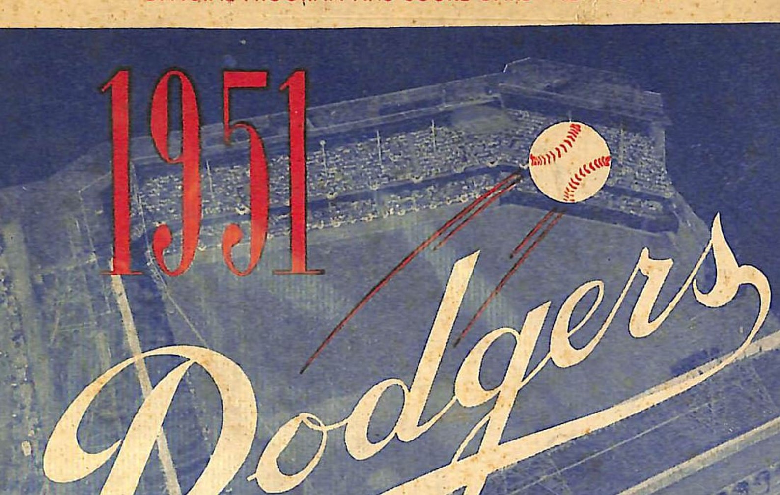 1951 BROOKLYN DODGERS Print Vintage Baseball Poster. Retro - Etsy