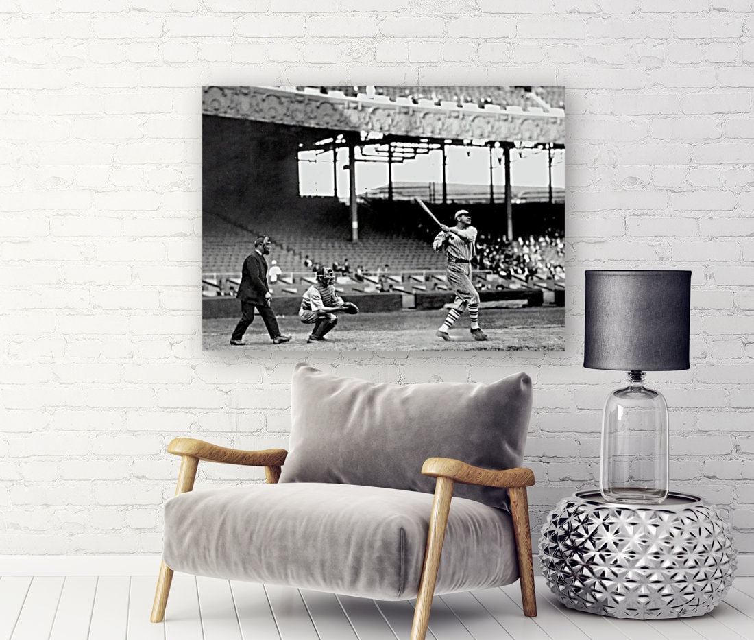 BABE RUTH Print Vintage Baseball Poster Retro Baseball 