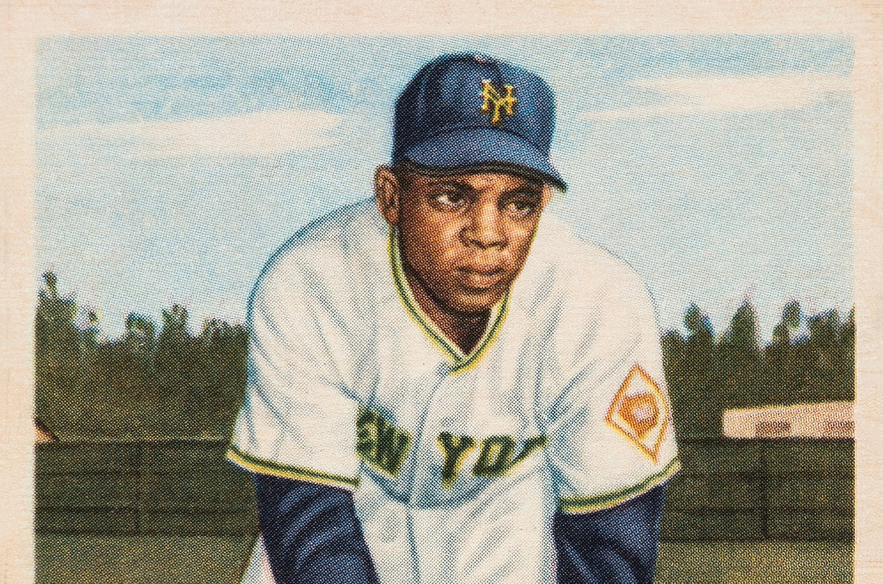 1953 WILLIE MAYS Topps 244 Baseball Card Print Vintage - Etsy