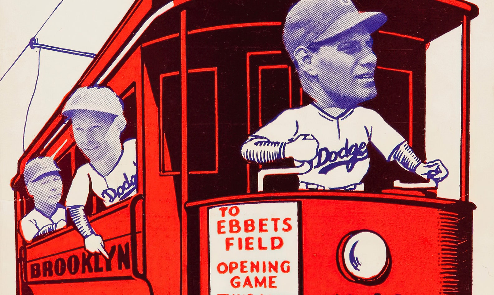 1946 BROOKLYN DODGERS Print Vintage Baseball Poster Retro - Etsy