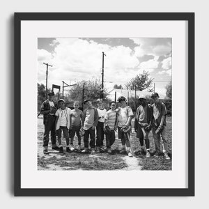 THE SANDLOT Movie Poster (Black & White) - Vintage Baseball Poster, Retro Baseball Poster, Classic Baseball Art, Sports Lover Wall Art