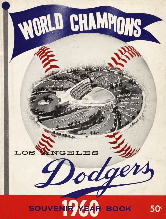 1956 BROOKLYN DODGERS Print Vintage Baseball Poster. Retro 