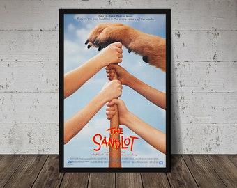 THE SANDLOT Movie Poster - Vintage Baseball Poster, Retro Baseball Poster, Classic Baseball Art, Sports Lover Wall Art