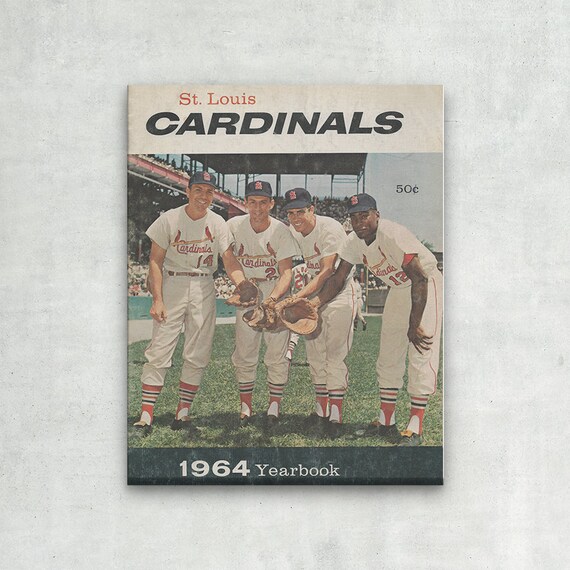 1950's ST. LOUIS CARDINALS Print Vintage Baseball -   St louis  cardinals baseball, Baseball posters, St louis