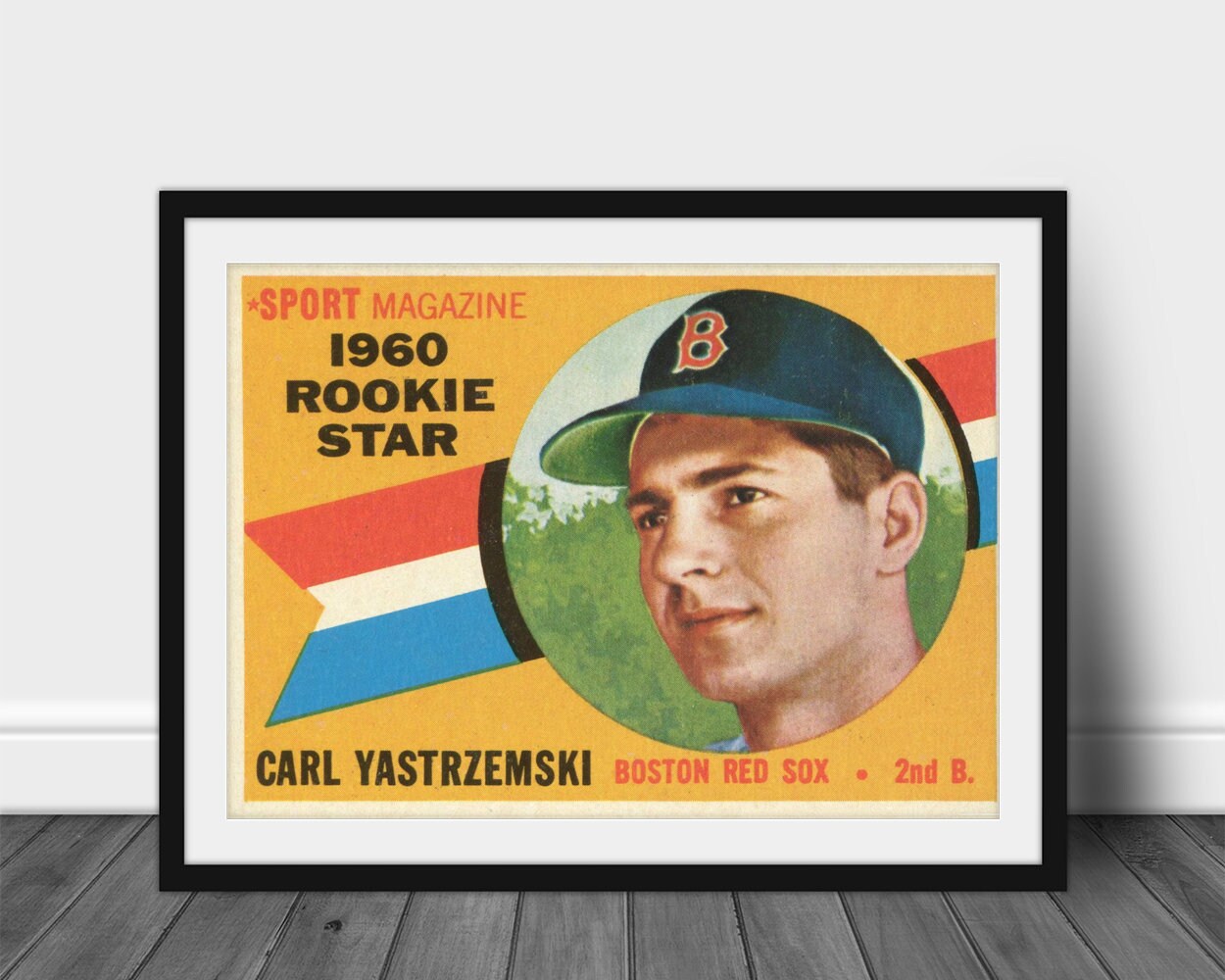 1960 CARL YASTRZEMSKI Topps 148 Baseball Card Print Vintage - Etsy Finland