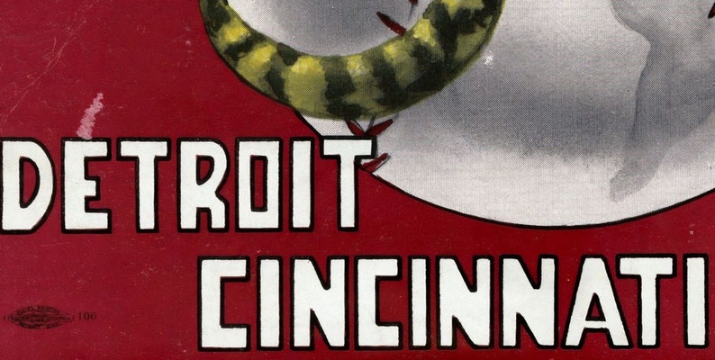 DETROIT TIGERS 1940 print Vintage Baseball Poster Retro | Etsy