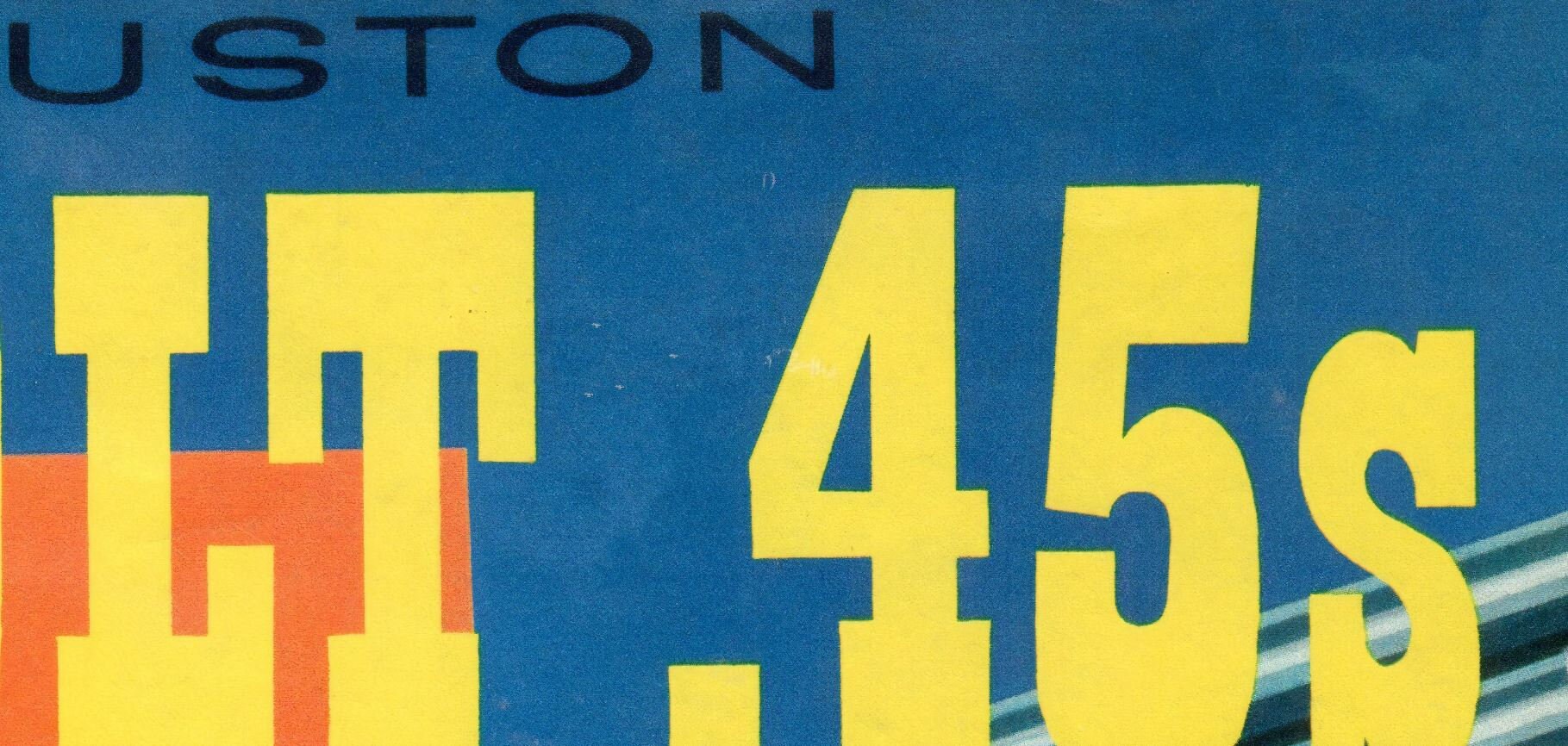 1962 HOUSTON COLT .45s Print Houston Astros Vintage 