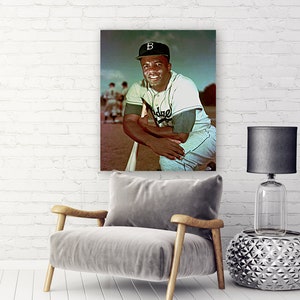 JACKIE ROBINSON Print Vintage Baseball Poster. Retro - Etsy