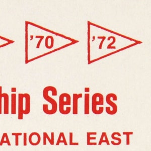 WRAPPED CANVAS 1973 Cincinnati REDS Print / Game Ticket - Etsy
