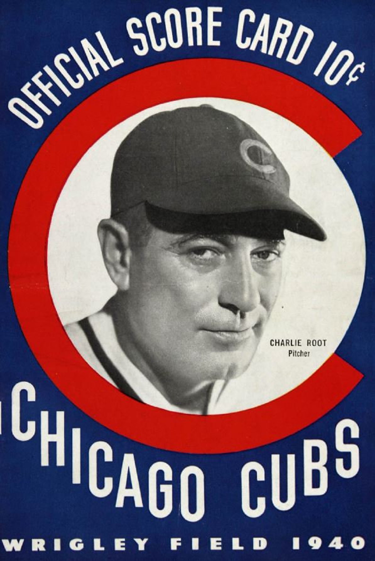 1940 CHICAGO CUBS Print Vintage Baseball Poster. Retro - Etsy Canada