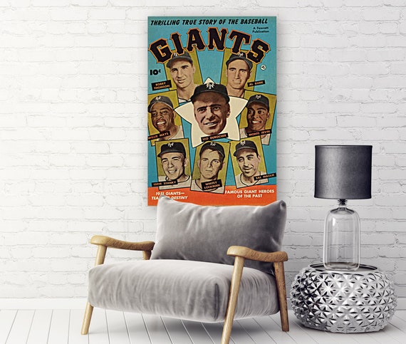 1951 NEW YORK GIANTS Print san Francisco Giants Vintage 