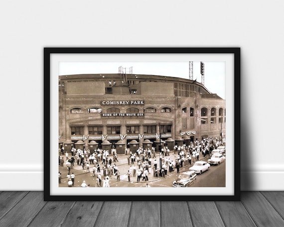 COMISKEY PARK Chicago White Sox Stadium Vintage Baseball | Etsy
