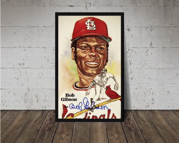 1966 ST. LOUIS CARDINALS Print Vintage Baseball Poster 