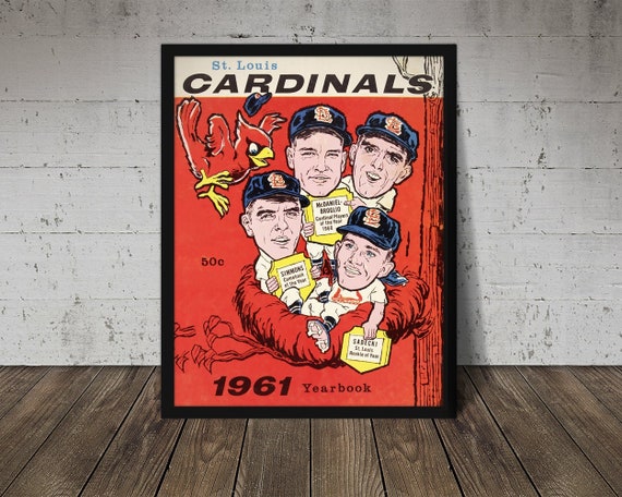  St. Louis Cardinals Baseball Poster Sports Canvas Wall