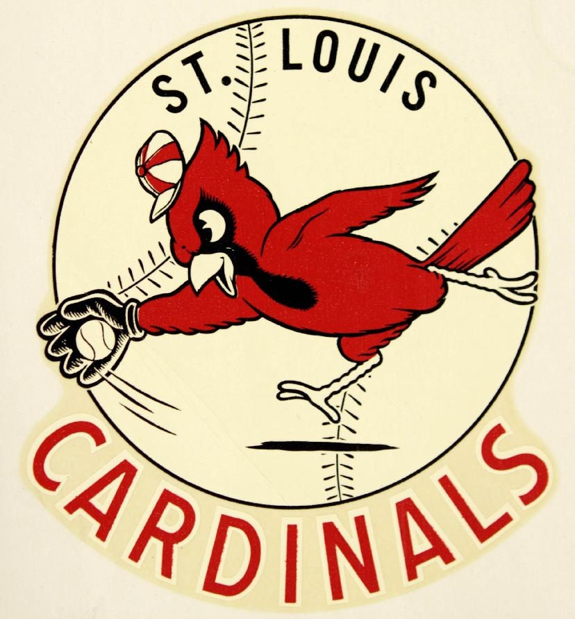 St. Louis Cardinals Vintage 1956 Program Art Print