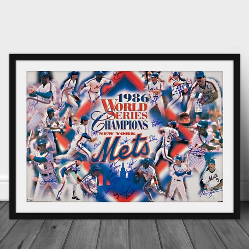 New York Mets Stats Print Etsy