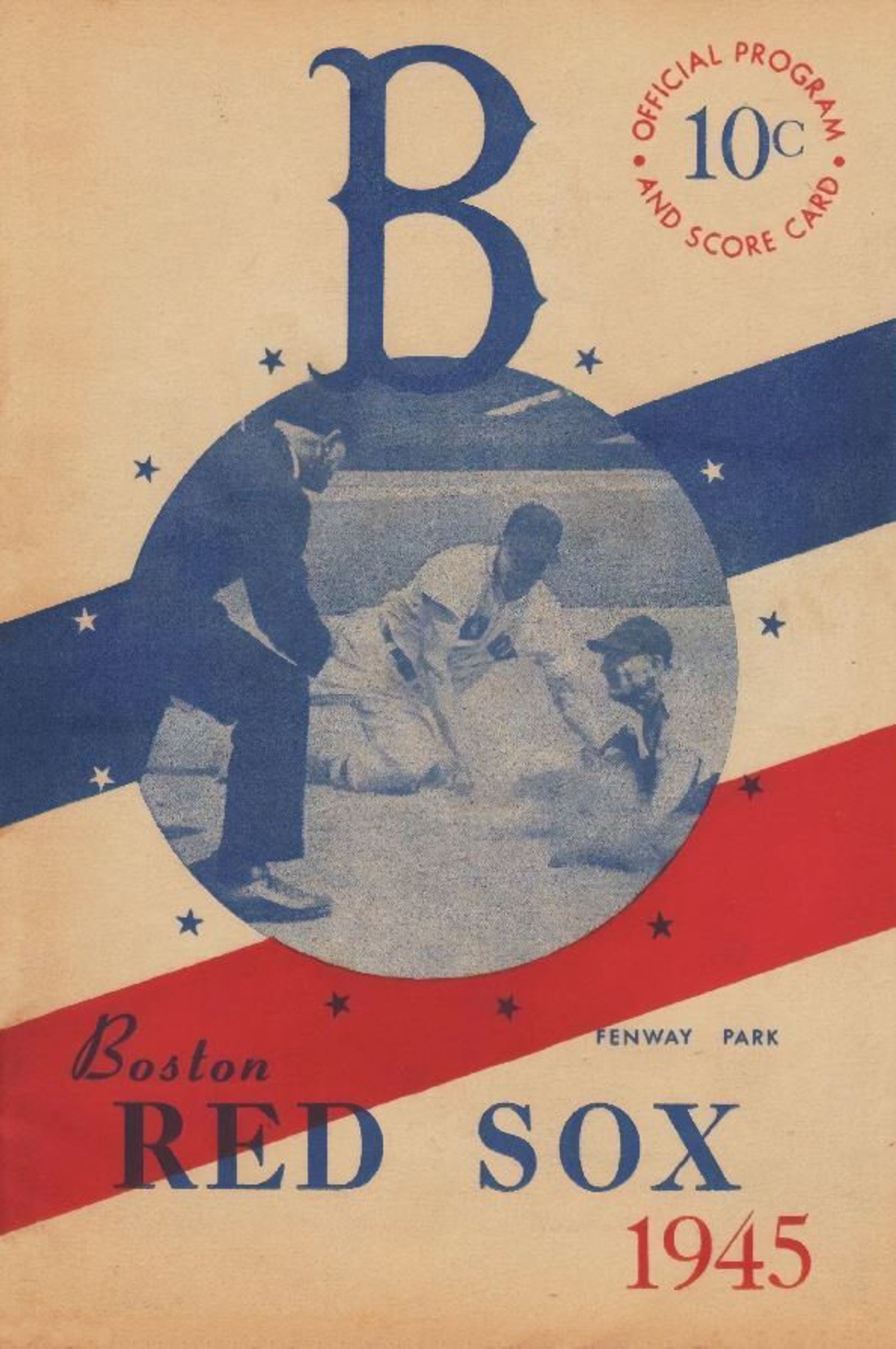 1945 BOSTON RED SOX Print Vintage Baseball Poster. Retro Etsy