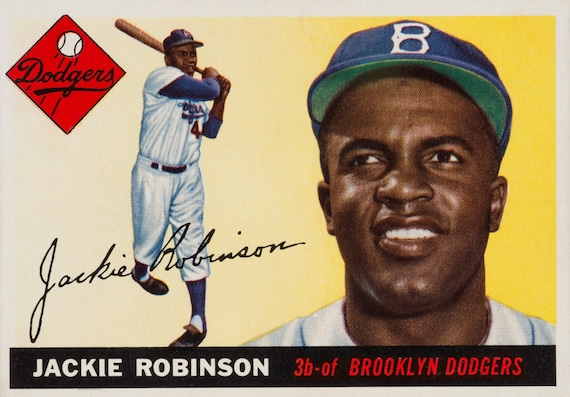 Jackie Robinson - Brooklyn Dodgers - Unique Original Antique