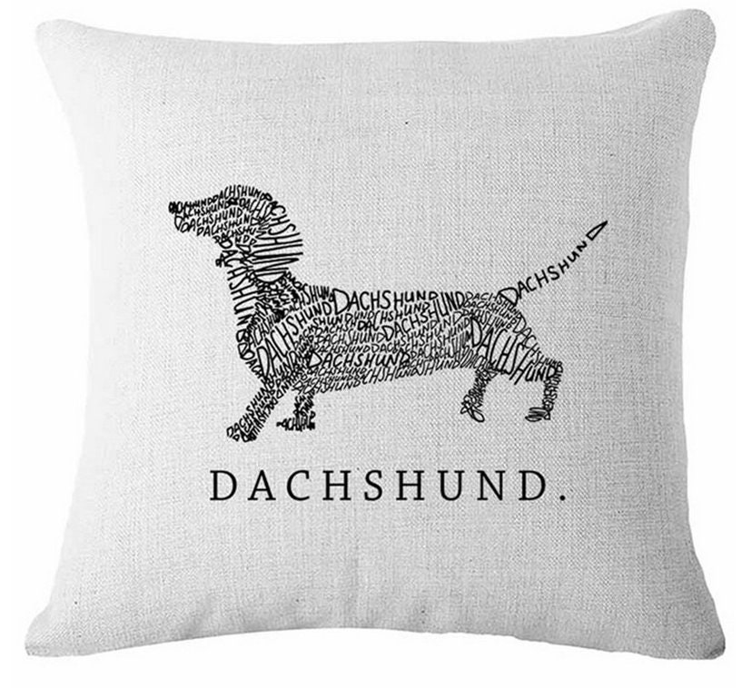 Dachshund Pillow Dog Pillow Pillow Case Pug Dachshund Etsy