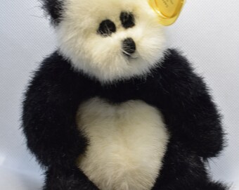 checkers panda beanie baby