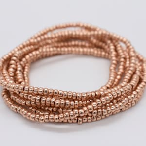 Stretch Bracelets, Stackable Bracelet, Stack Bracelet, Friendship Bracelets, Beaded Bracelet, Stretchy Bracelets, Rose Gold Bracelets