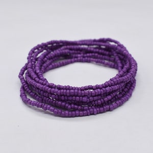 Stretch Bracelets, Stackable Bracelet, Stretchy Bracelet, Friendship Bracelet, Beaded Bracelet, Purple Stretch Bracelets, Bead Bracelet