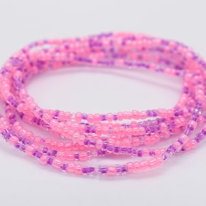 Stretch Bracelet, Stackable Bracelet, Pink Bracelet, Stretchy Bracelet, Friendship Bracelet, Bead Bracelet, Purple Stretch Bracelet,