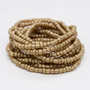 Stretch Bracelet, Stackable Bracelet, Stack Bracelet, Friend Bracelet, Beaded Bracelet, Tan Stretch Bracelet, Stretchy Bracelet