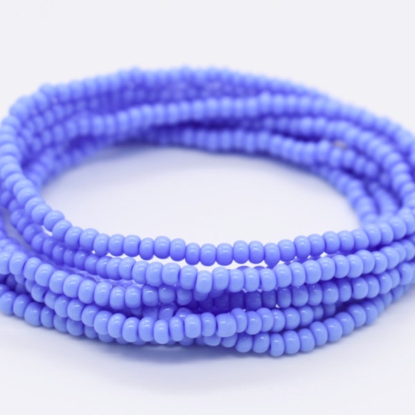 Stretch Bracelet, Stackable Bracelet, Periwinkle Blue Bracelet, Friendship Bracelet, Beaded Bracelet, Stretchy Bracelet, Blue Bracelet