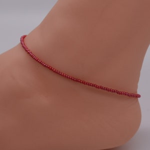 Bracelet de cheville de plage, Bracelet de cheville en perles, Cadeau pour elle, Bracelet de cheville, Bracelet de cheville pour femme, Bijoux de cheville, Bracelet de cheville bohème, Bracelet de cheville de plage, Bracelet de cheville hippie