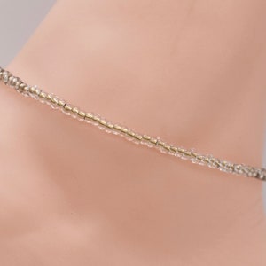 Beach Anklet, Beaded Anklet, Gift For Her, Ankle Bracelet, Women’s Anklet, Anklet Jewelry, Boho Anklet, Gold Anklet, Summer Jewelry