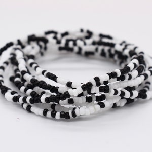 White Stretch Bracelets, Stackable Bracelet, Black Stretch Bracelet, Bead Bracelet, Stack Bracelet, Friendship Bracelet, Stretchy Bracelet