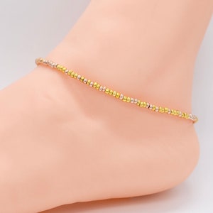 Beach Anklet, Beaded Anklet, Gift For Her, Ankle Bracelet, Women’s Anklet, Anklet Jewelry, Boho Anklet, Gold Anklet, Rose Gold Anklet