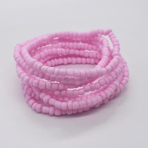 Stretch Bracelet, Stackable Bracelet, Stack Bracelet, Friend Bracelet, Beaded Bracelet, Pink Bracelet, Hippie Bracelet, Stretchy Bracelet