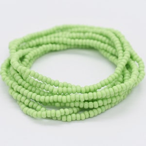 Stretch Bracelet, Stackable Bracelet, Periwinkle Blue Bracelet, Friendship Bracelet, Beaded Bracelet, Stretchy Bracelet, Green Bracelet
