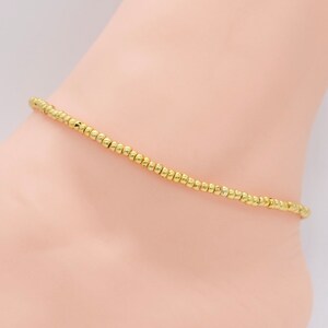 Beach Anklet, Beaded Anklet, Gift For Her, Ankle Bracelet, Women’s Anklet, Anklet Jewelry, Boho Anklet, Gold Anklet, Summer Jewelry