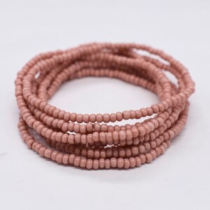 Stretch Bracelet, Stackable Bracelet, Bead Bracelet, Summer Bracelet, Beach Jewelry, Bracelet, Peach Bracelet, Stretchy Bracelet, Beach Wear