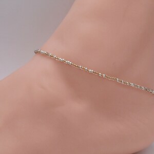 Beach Anklet, Beaded Anklet, Gift For Her, Ankle Bracelet, Women’s Anklet, Anklet Jewelry, Boho Anklet, Gold Anklet, Silver Anklet