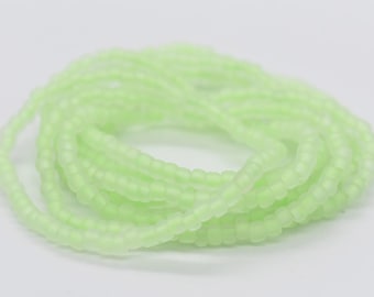 Glow In The Dark Seed Bead Stretch Bracelet, Halloween Jewelry