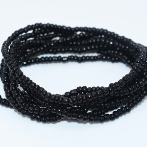 Stretch Bracelets, Stackable Bracelet, Seed Bead Bracelet, Friendship Bracelet, Beaded Bracelet, Black Stretch Bracelet, Stretchy Bracelet