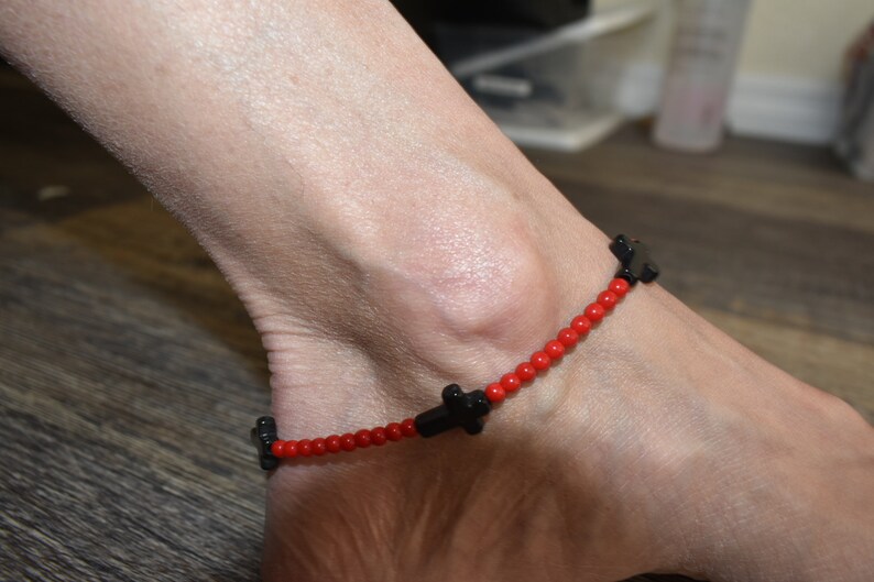 Beaded Anklet Beach Wear Cross Anklet Item #040