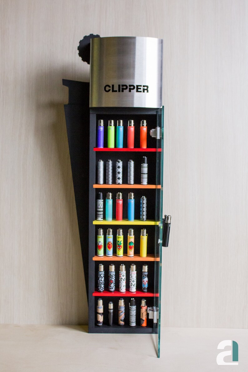 Clipper Display Stand 80x30 Expositor Display Lighter Etsy