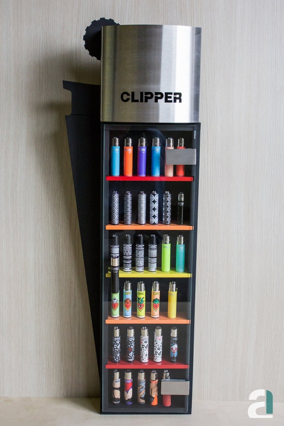 Clipper Display Stand 80x30 Expositor Display Lighter Etsy