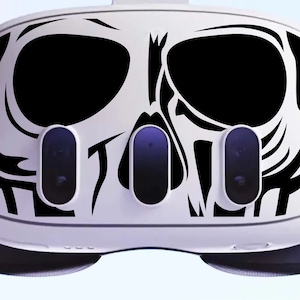 Meta Quest 3 - Skull visor sticker