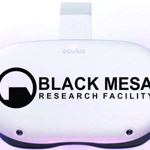 Meta Quest 1 & 2 - Black Mesa visor sticker