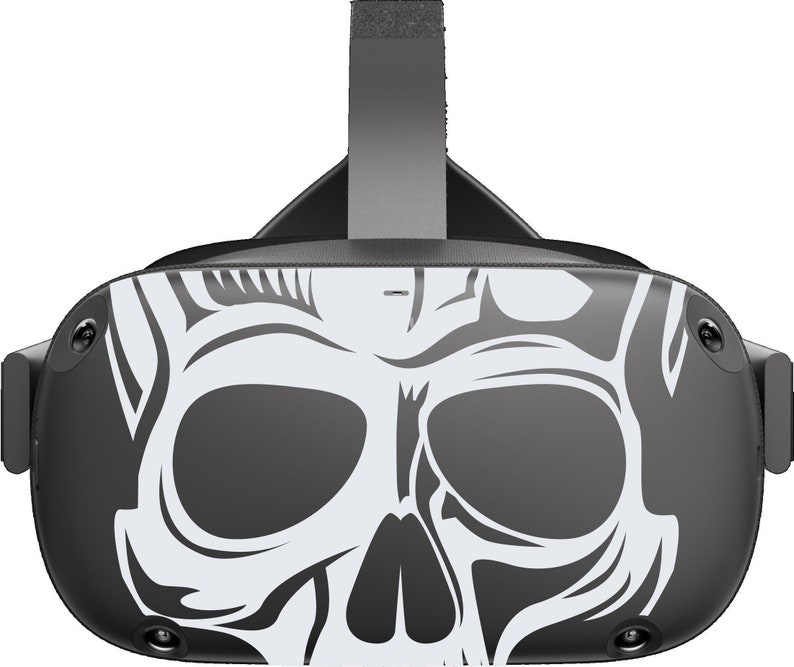 Oculus Quest Skull visor sticker Etsy