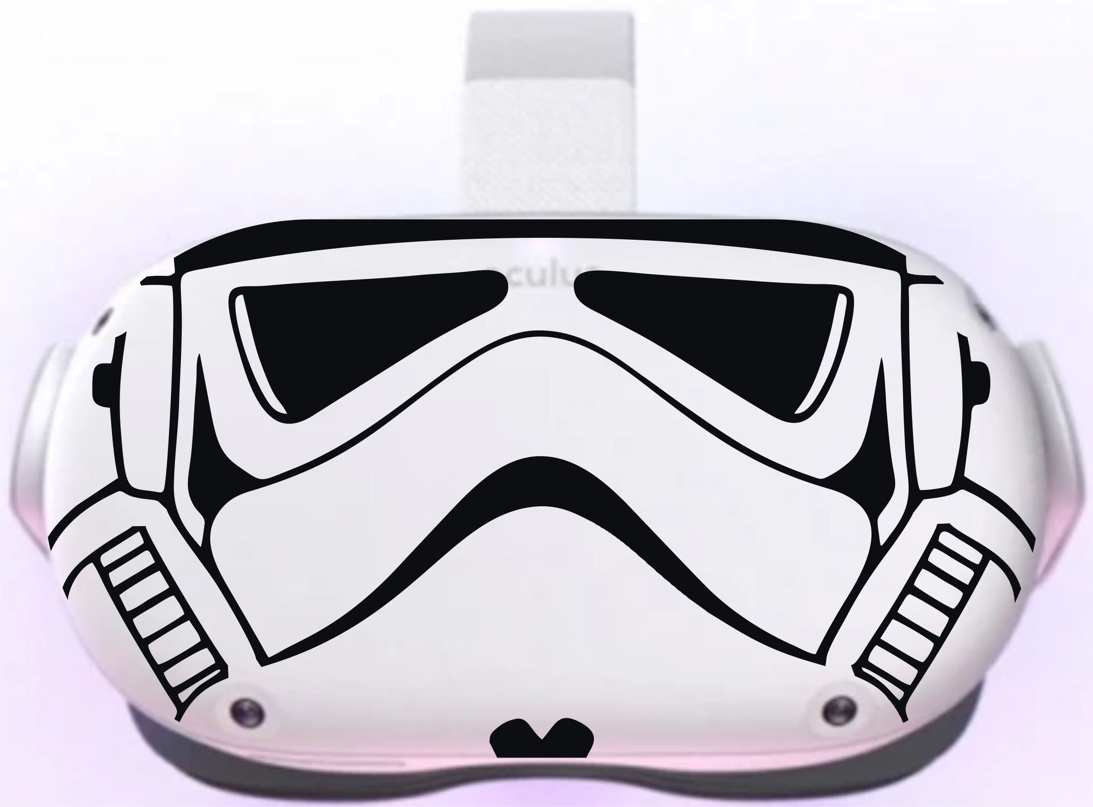 Oculus Quest 2 Stormtrooper visor sticker Etsy