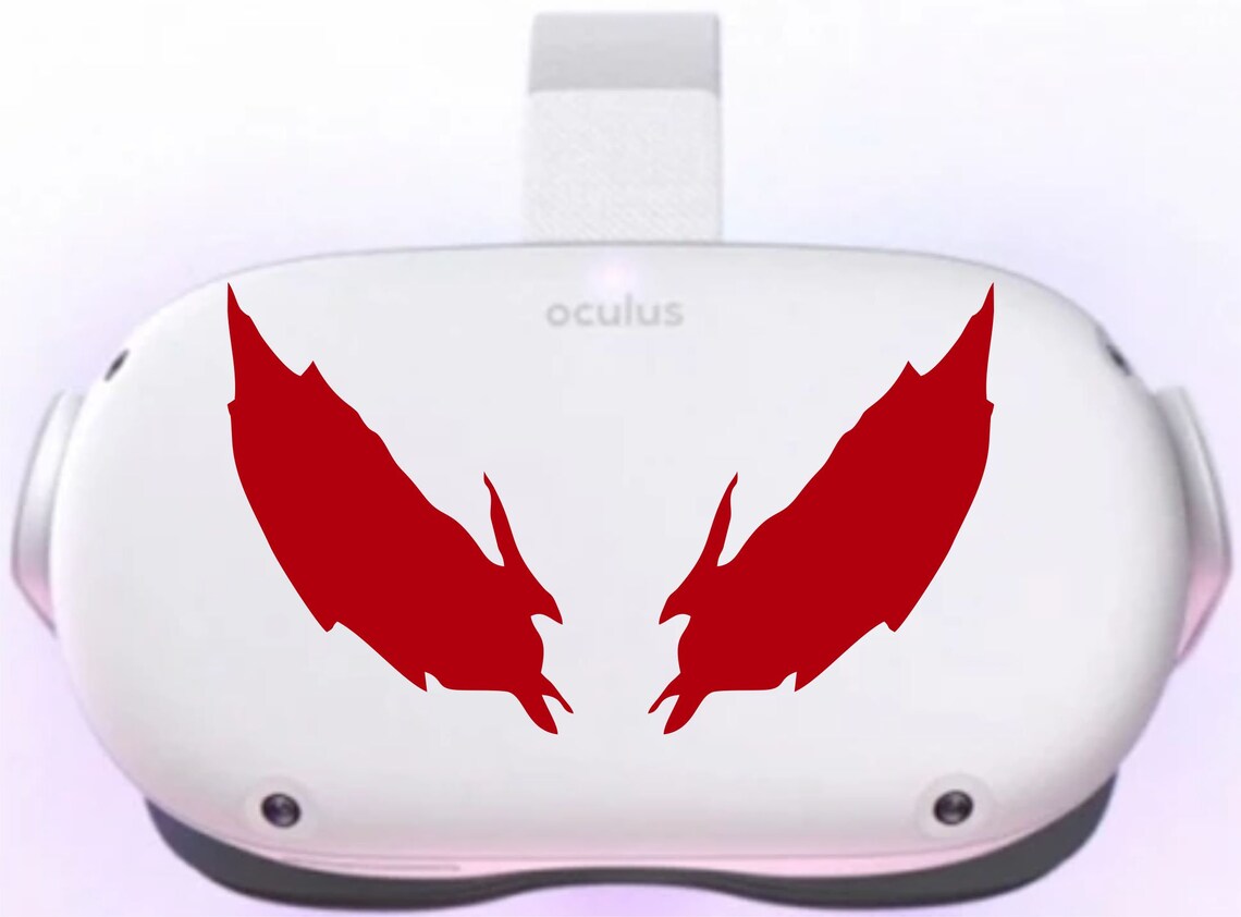 Meta Quest 2 Carnage Visor Sticker Etsy Israel